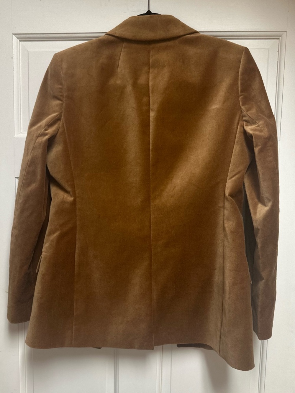 J. Crew Willa Brown Velvet Blazer - Picture 3 of 5